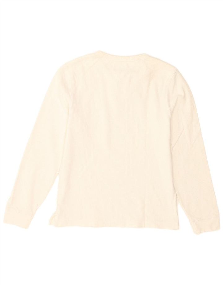 Tommy Hilfiger Haut à manches longues pour hommes Blanc XS