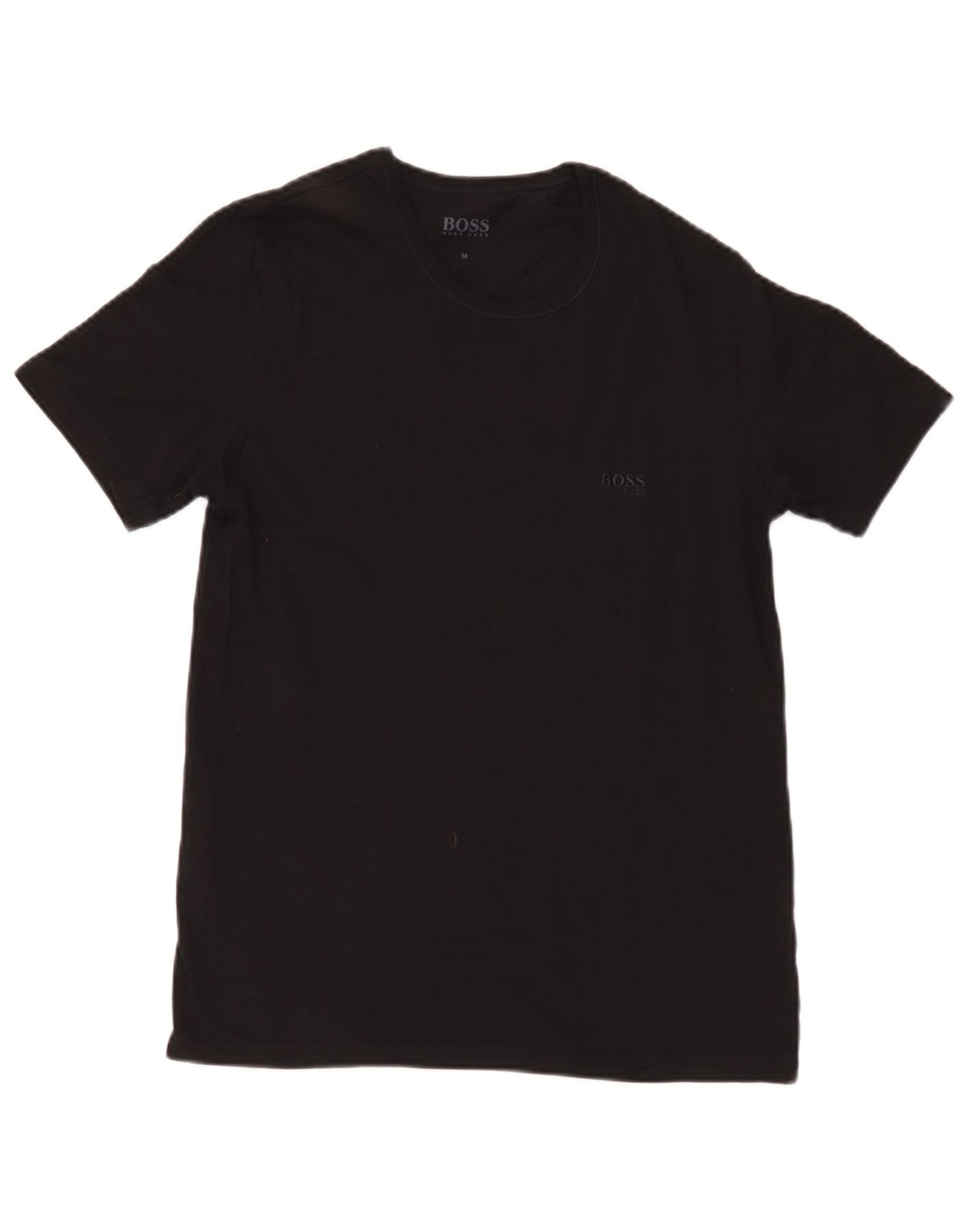 Hugo Boss Homme T-Shirt Top Coton Noir Moyen