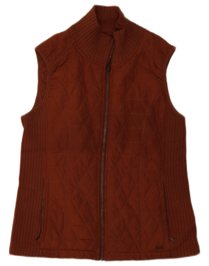 Prana Gilet matelassé Sherpa pour femme UK 14 Polyester marron moyen