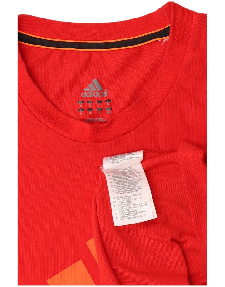 Adidas T-Shirt Homme Top Rouge Moyen Coton