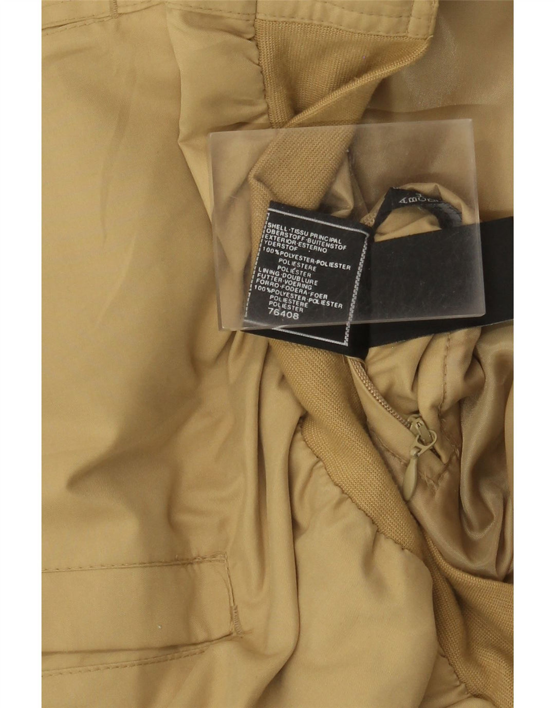 C & A Blouson Bomber Homme IT 58 4XL Beige Polyester