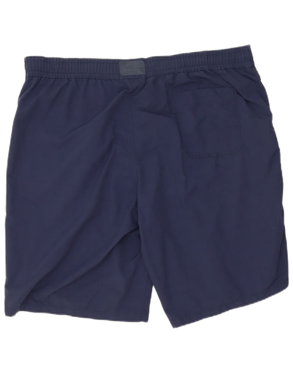 Lacoste Short de bain homme taille 7 2XL bleu marine polyester