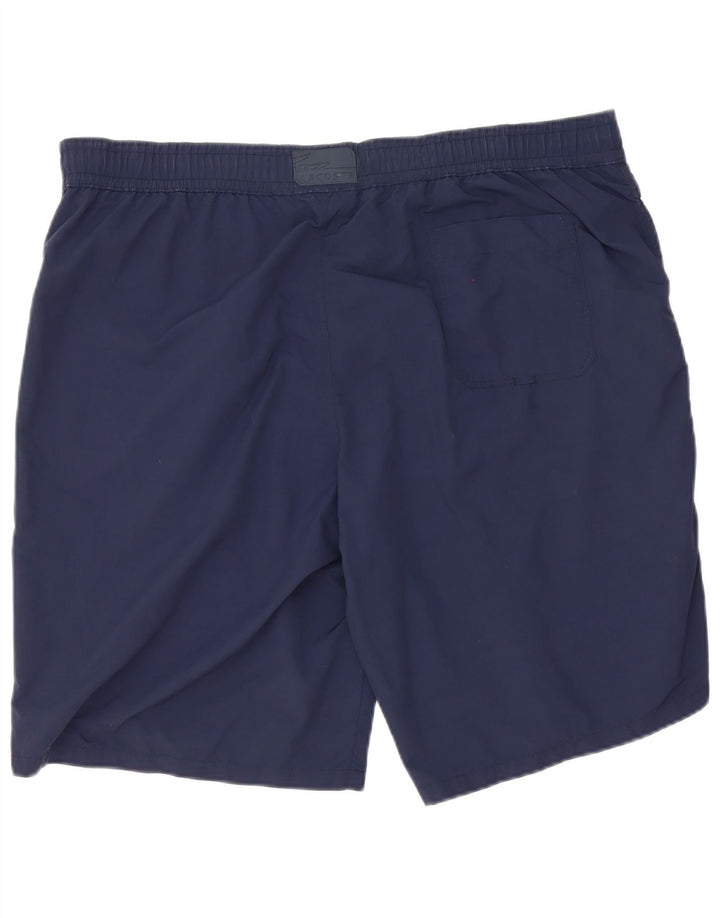 Lacoste Short de bain homme taille 7 2XL bleu marine polyester