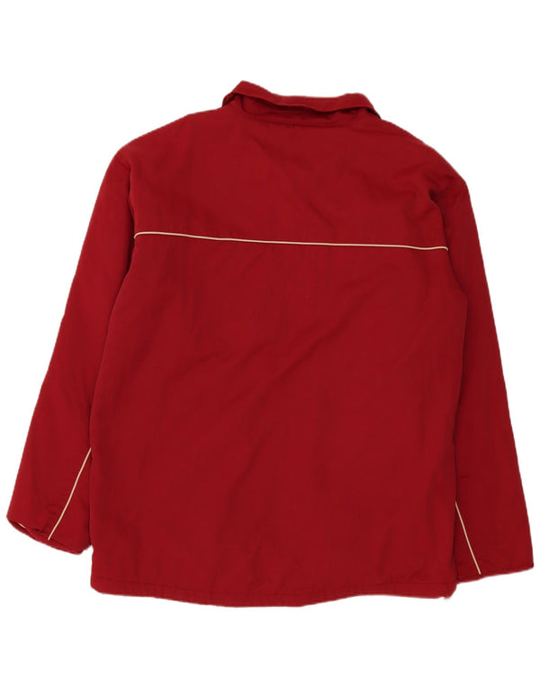 Fila Veste coupe-vent pour homme UK 42 XL Bordeaux Colourblock Polyamide