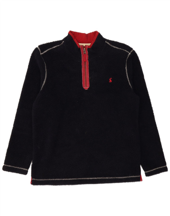 JOULES Pull Polaire Col Zippé Homme Large Noir Polyester