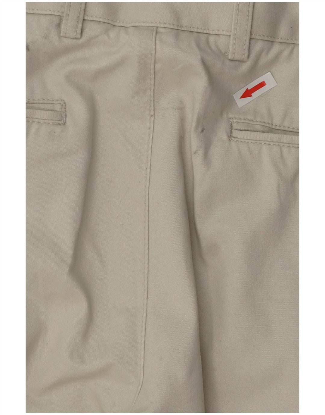 CHAPS Pantalon Chino Pegged Homme W36 L30 Coton Blanc