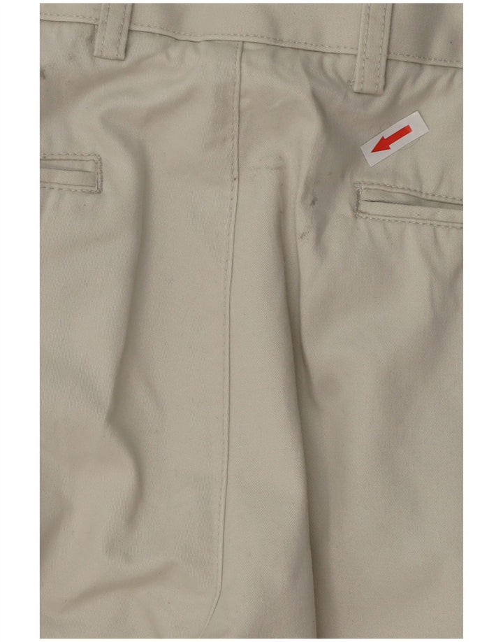 CHAPS Pantalon Chino Pegged Homme W36 L30 Coton Blanc