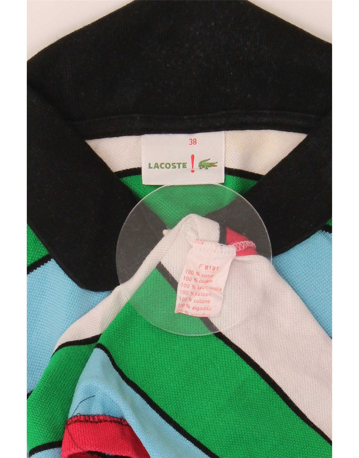 Lacoste Polo Femme EU 38 Medium Multicolore Rayé Coton