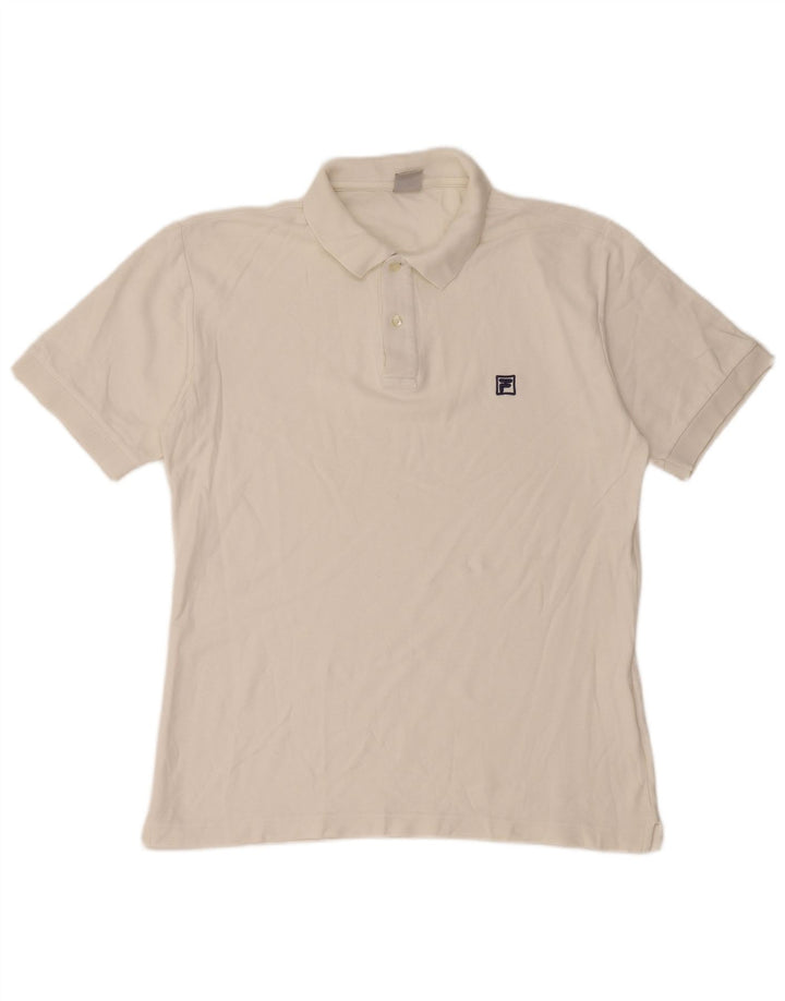 Fila Polo Homme IT 50 Coton Blanc Moyen