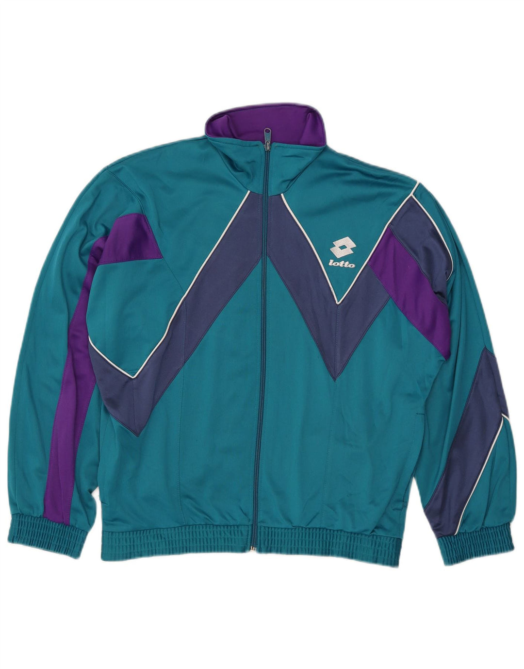 LOTTO Veste de Survêtement Homme Petit Bleu Colorblock