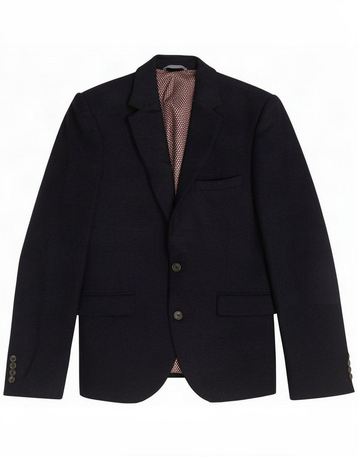 Marks & Spencer Veste blazer courte à 2 boutons pour homme UK 40 Large Bleu marine