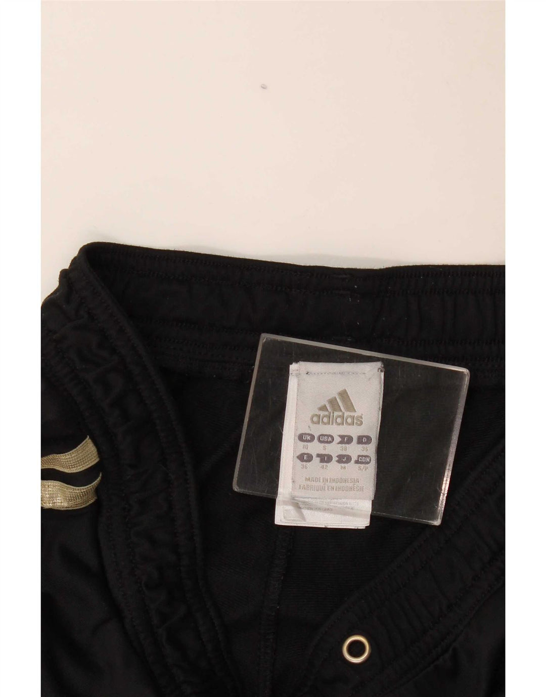 Adidas Pantalon de survêtement pour femme UK 10 Small Noir Polyester