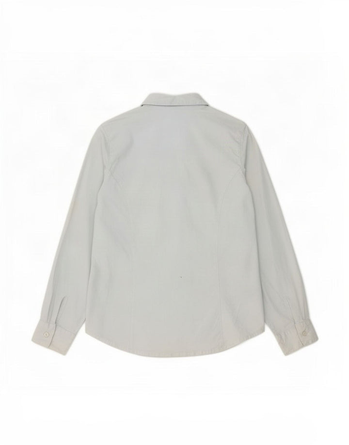 Replay Chemise Femme UK 12 Bleu Moyen Coton