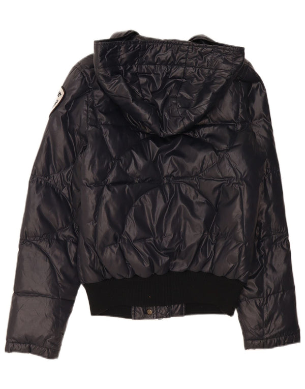 Blauer Veste matelassée à capuche pour femme UK 14 Medium Bleu Marine Polyamide