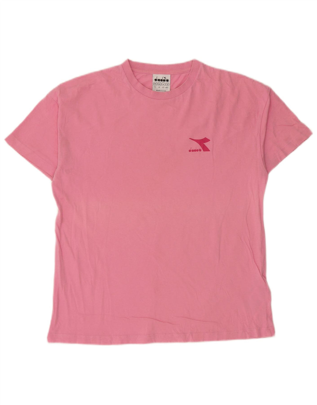 DIADORA T-Shirt Fille 13-14 ans 2XL Rose Coton