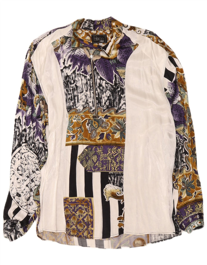 BOOGIE Chemise Pull Homme XL Blanc Patchwork