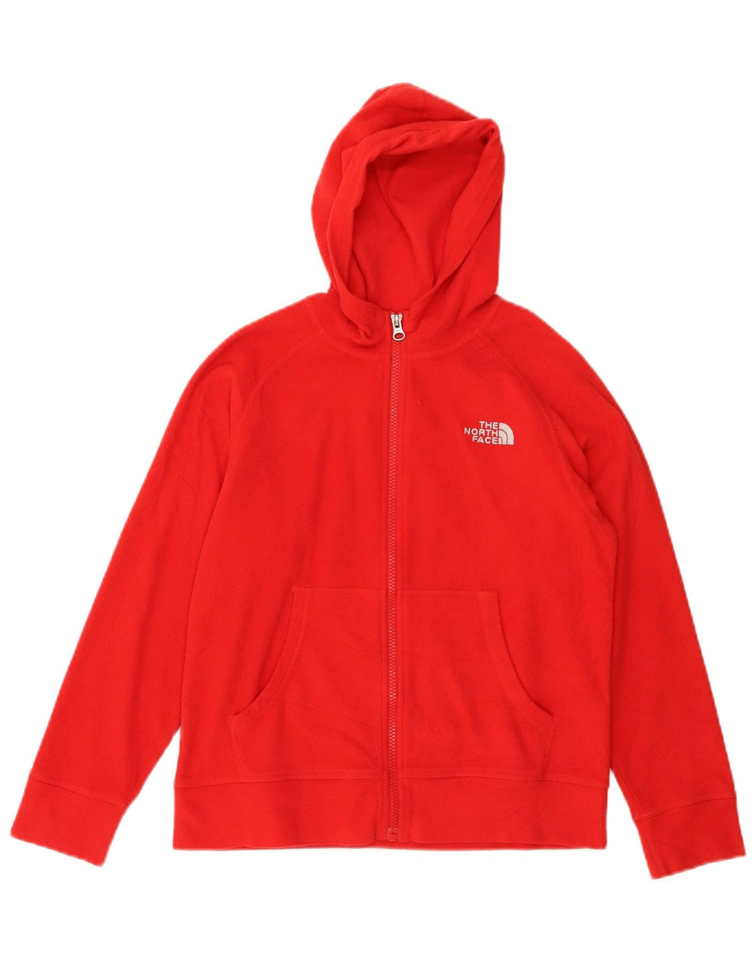THE NORTH FACE Veste Polaire à Capuche Garçon 9-10 Ans Rouge Moyen Polyester