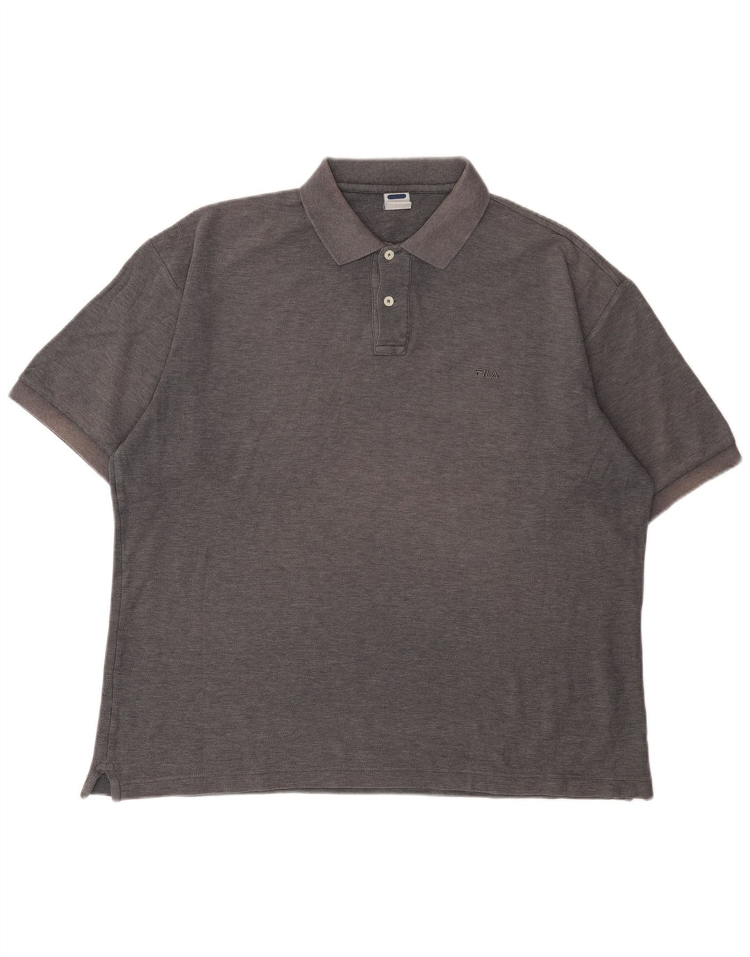 Fila Polo Homme IT 56 XL Gris Moucheté Coton