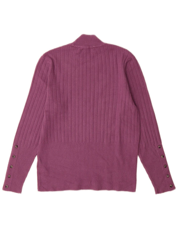 Marks & Spencer Pull col roulé pour femme UK 14 Large Violet