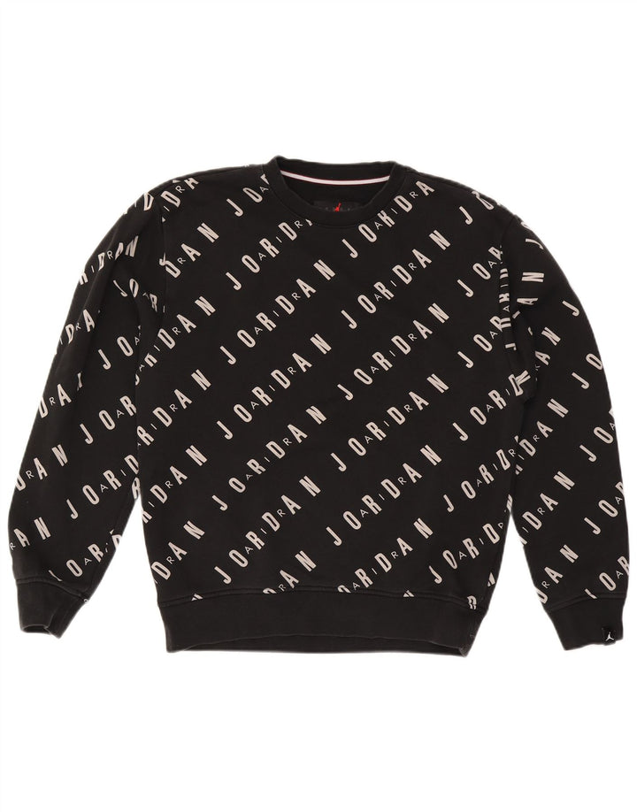 Jordan Sweat-shirt graphique pour homme Petit coton noir
