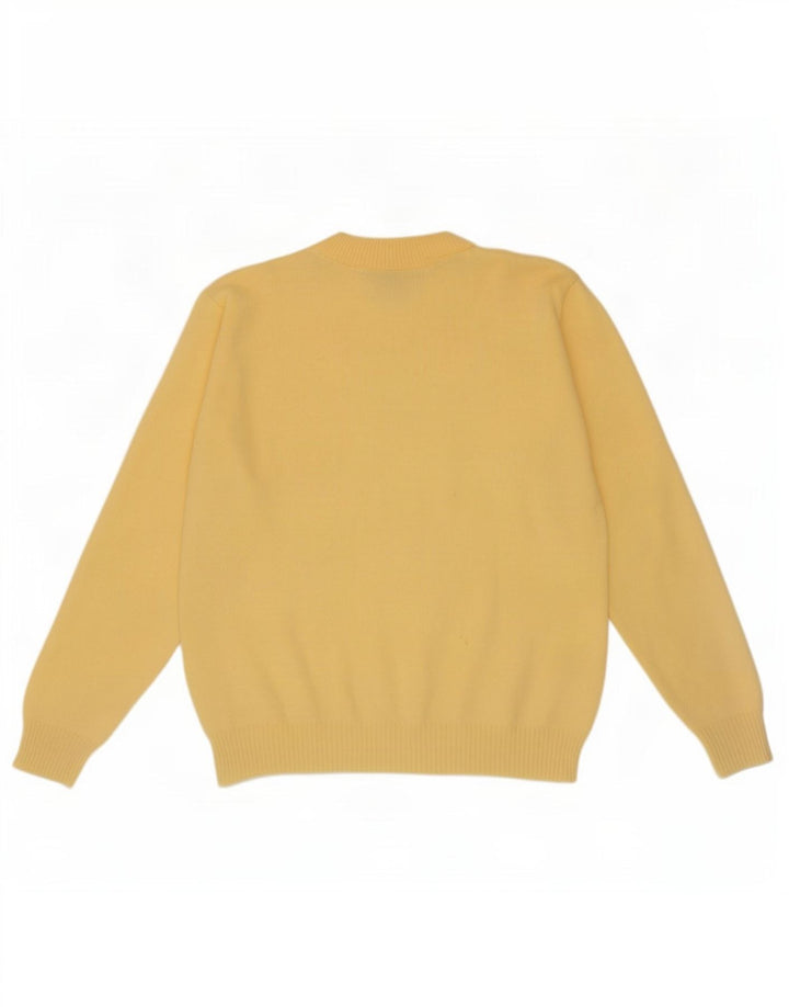 Snatch Pull col rond pour femme UK 14 Acrylique jaune moyen