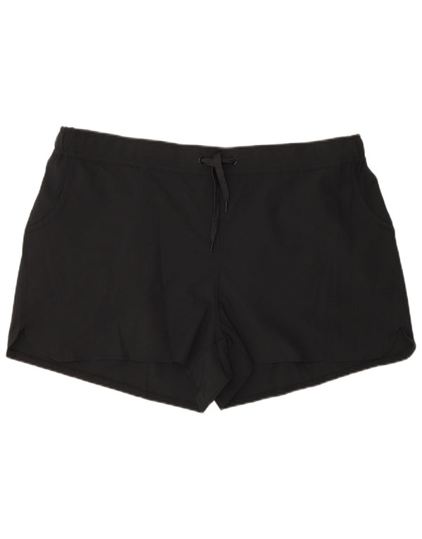Mountain Warehouse Short de sport pour femme UK 18 XL Noir Polyester