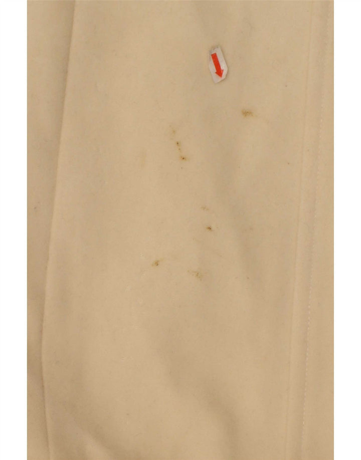 Zara Femme Pardessus UK 10 Petite Laine Beige