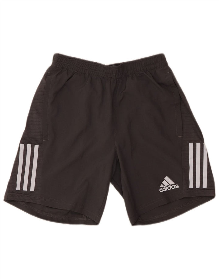 Adidas Short de sport Aeroready pour hommes, petit, gris, polyester