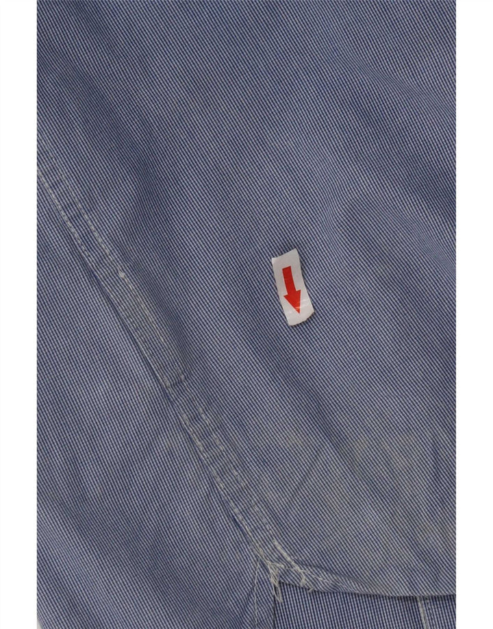 Superdry Chemise Homme Bleu Moyen En Coton À Fines Rayures