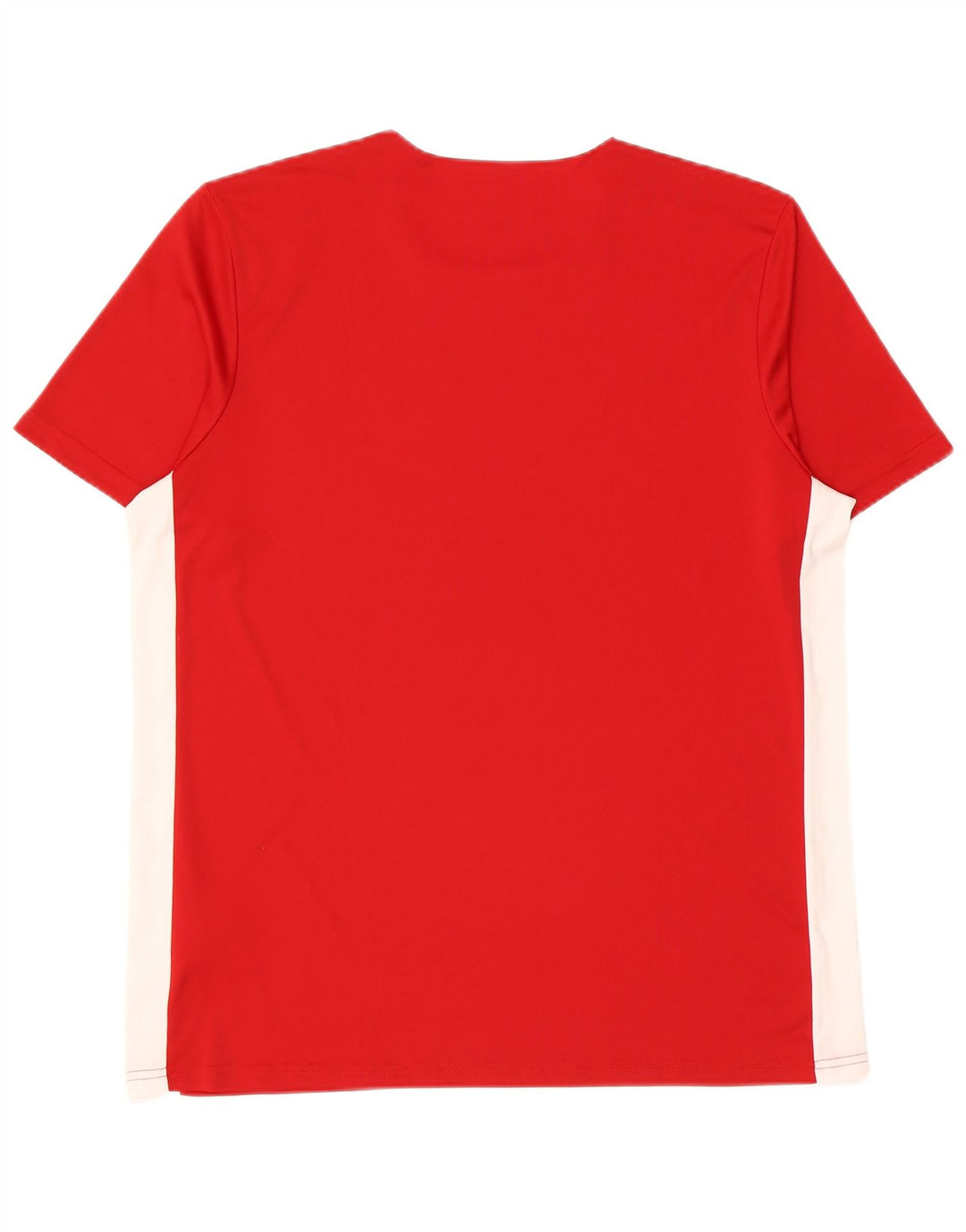 Adidas Climalite T-Shirt Top XL Rouge Colorblock Polyester
