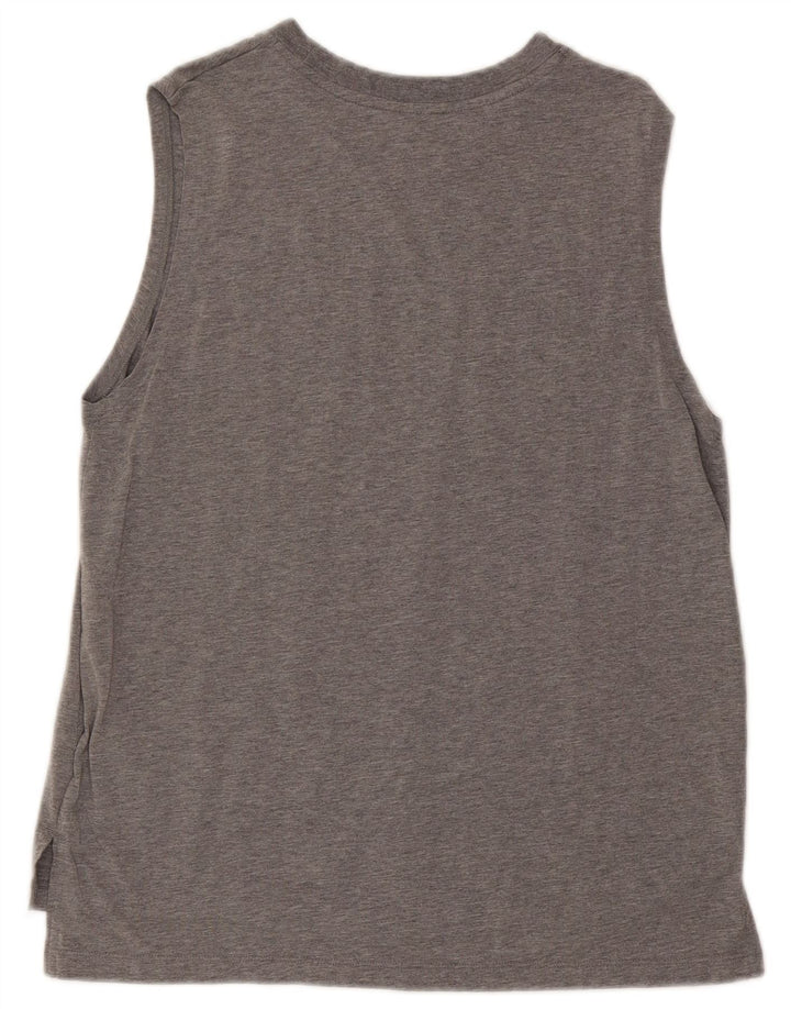 Nike Homme Débardeur Graphique Gris Moyen Moucheté Coton