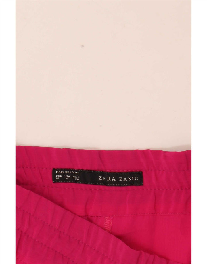 Zara Pantalon Slim Casual Femme Moyen W28 L27 Rose