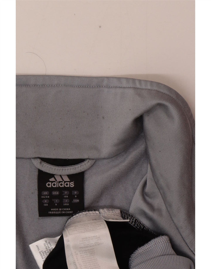 ADIDAS Veste de survêtement pour homme UK 46/48 XL Gris Polyester
