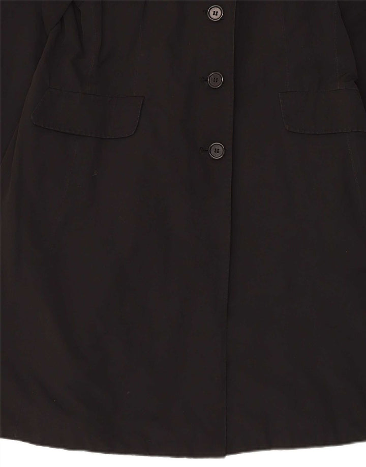 Aspesi Manteau Femme UK 18 XL Coton Noir