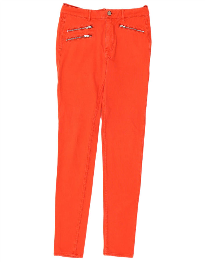 FRENCH CONNECTION Jean skinny pour femme UK 8 Small W25 L30 Orange Coton