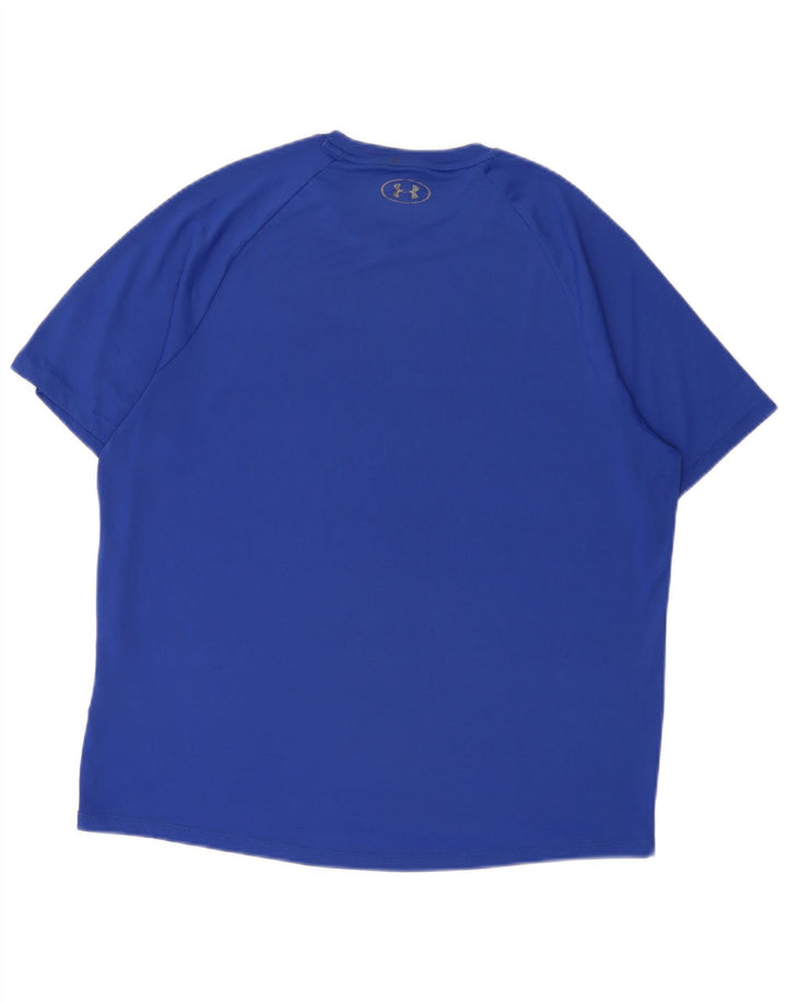 Under Armour T-Shirt Homme Haut Large Bleu Polyester