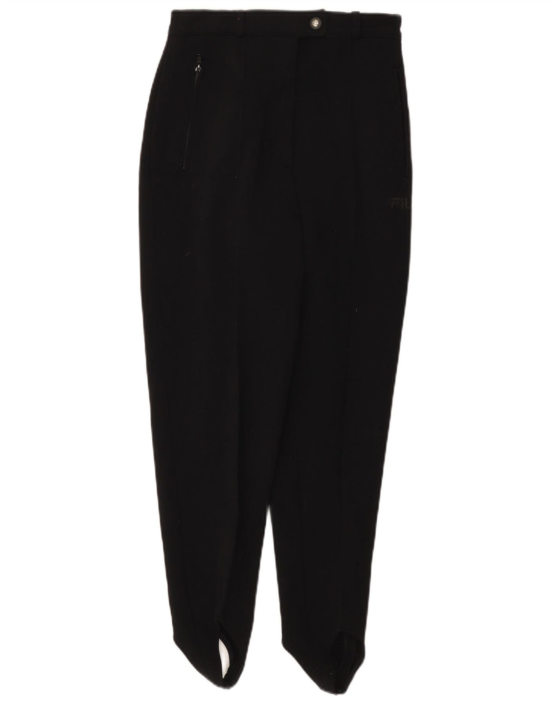 Fila Pantalon Étrier Femme IT 42 Medium W26 L28 Noir Polyamide