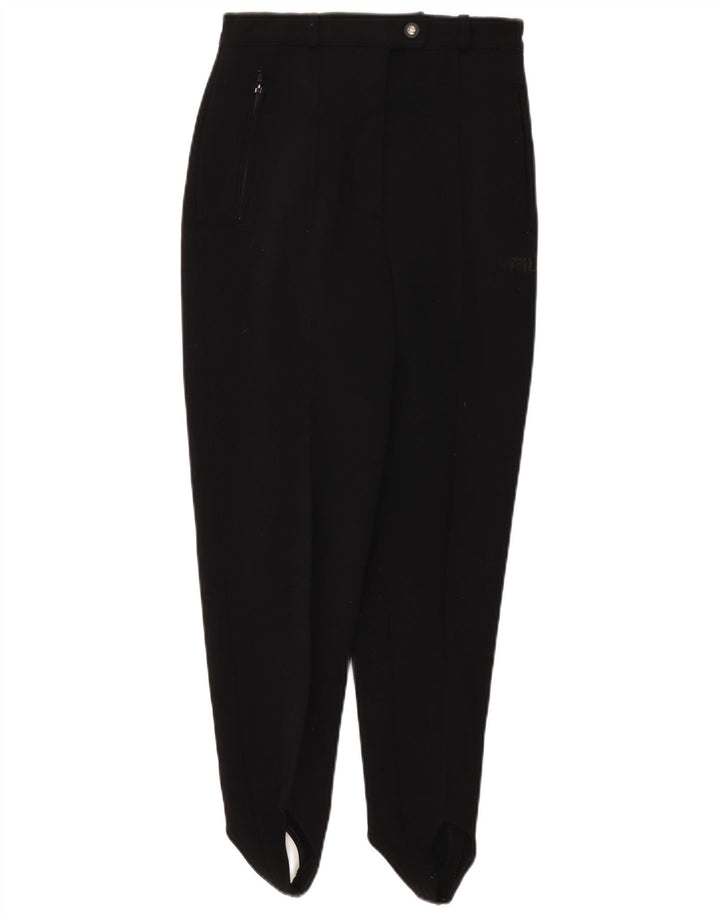 Fila Pantalon Étrier Femme IT 42 Medium W26 L28 Noir Polyamide