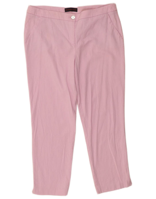 Trussardi Pantalon court fuselé IT 44 Medium W32 L24 Coton Rose