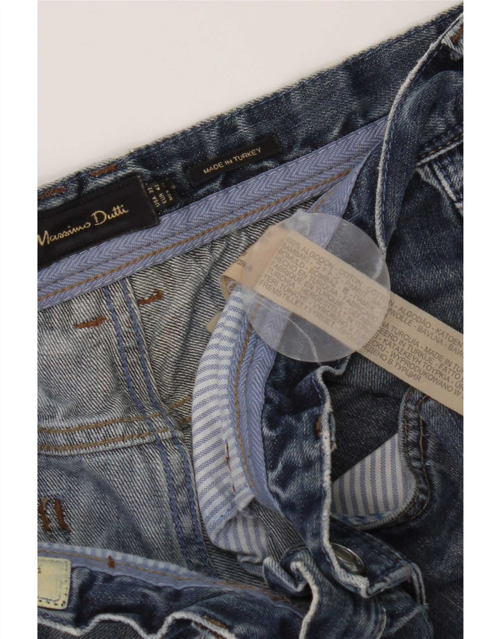 Massimo Dutti Jean Capri Homme EU 42 Large W32 L20 Bleu Coton