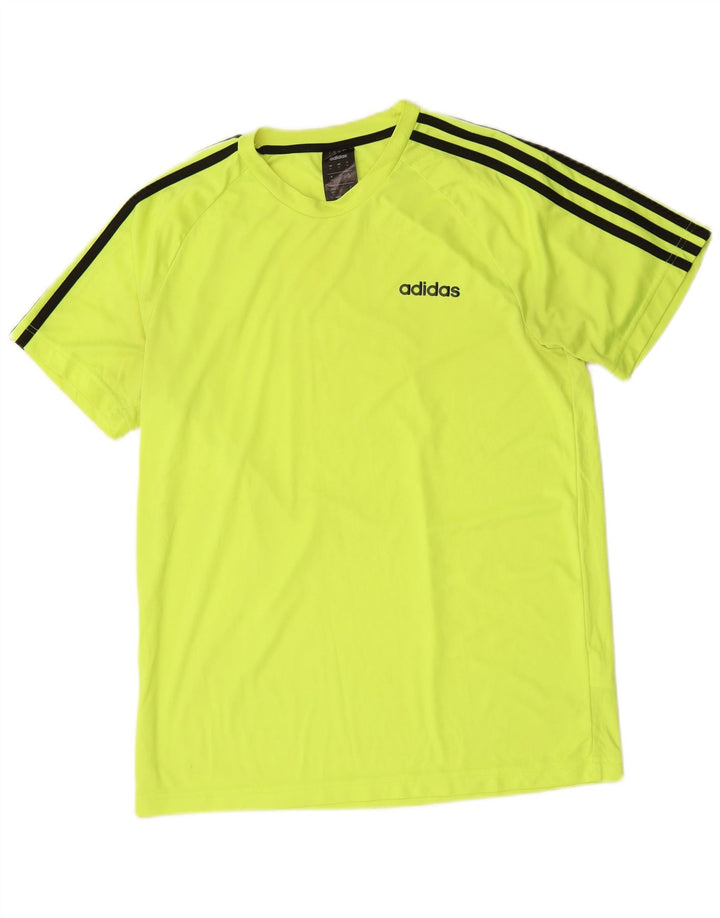 ADIDAS T-Shirt Climalite Homme Vert Moyen Polyester