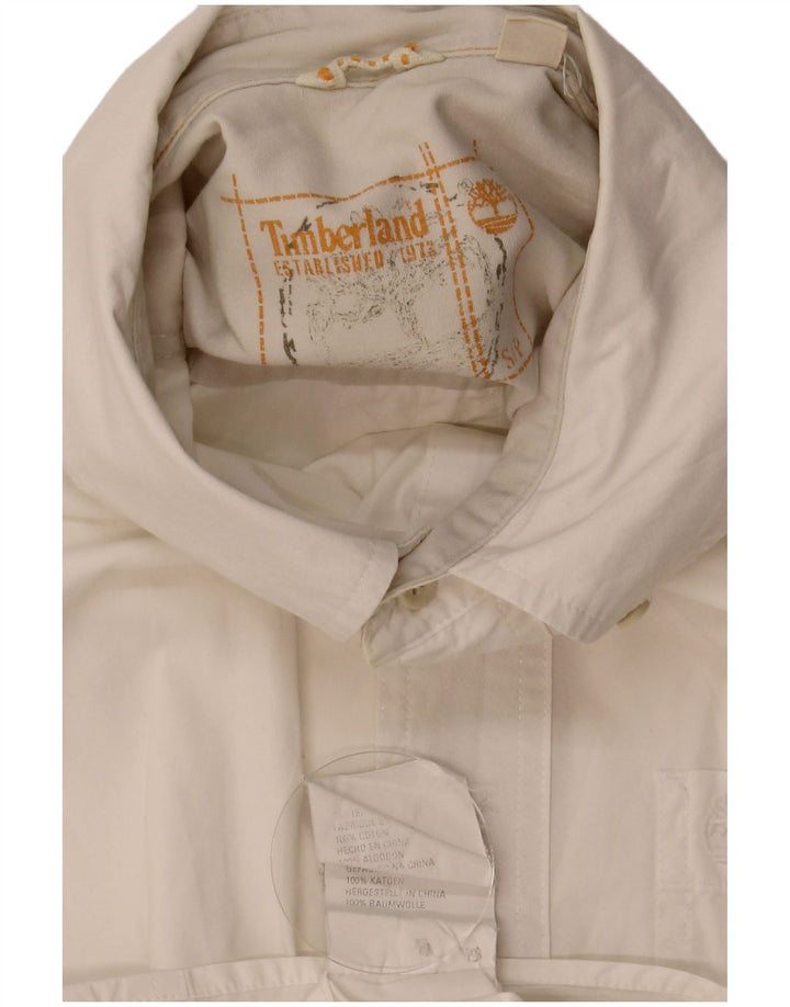 Timberland Chemise Homme Blanc Moyen Coton