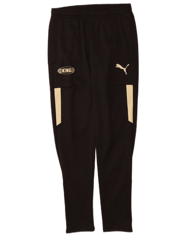 Puma Pantalon de Survêtement Graphique Homme Petit Noir Polyester Colorblock