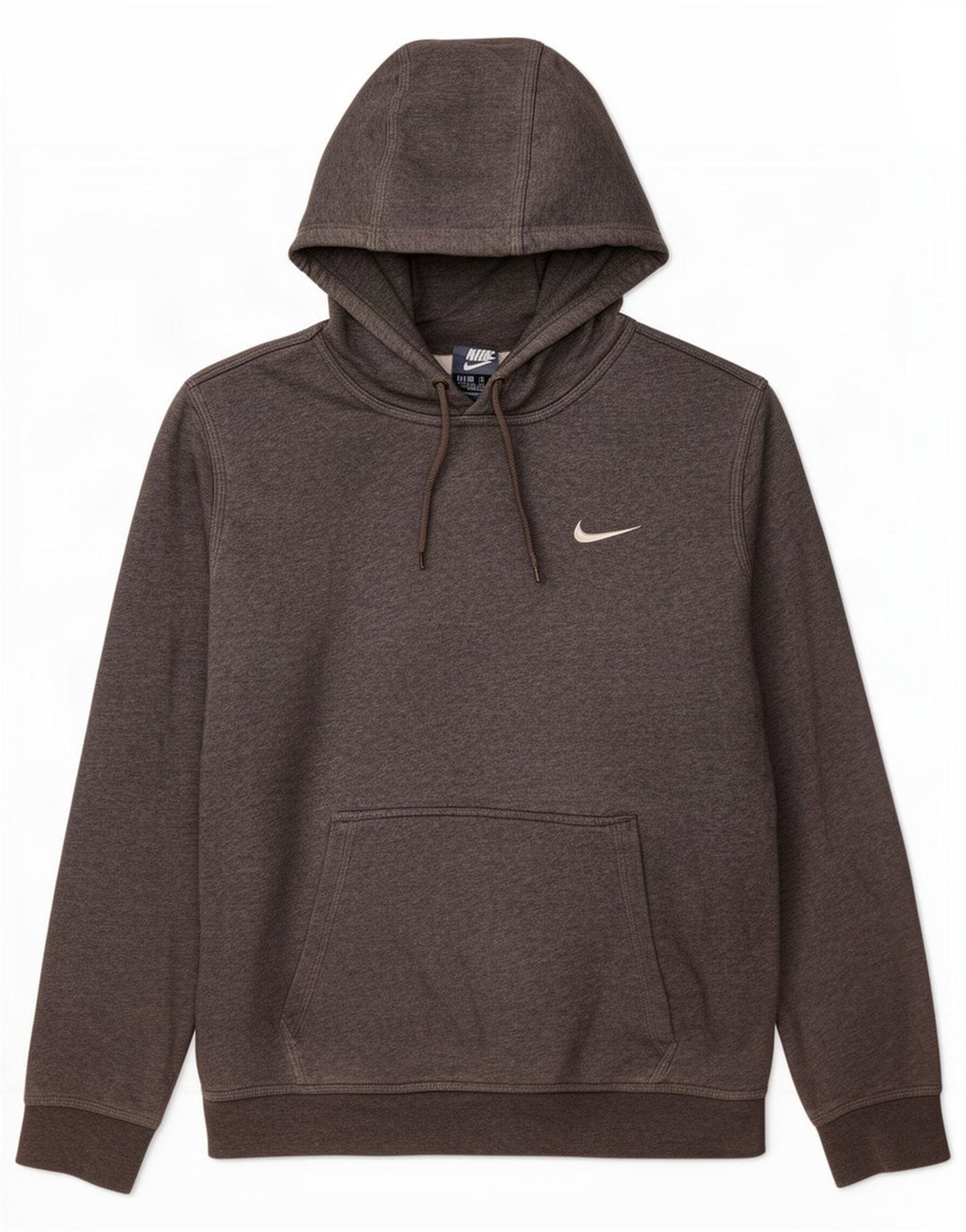Nike Pull à capuche en coton gris moyen pour homme