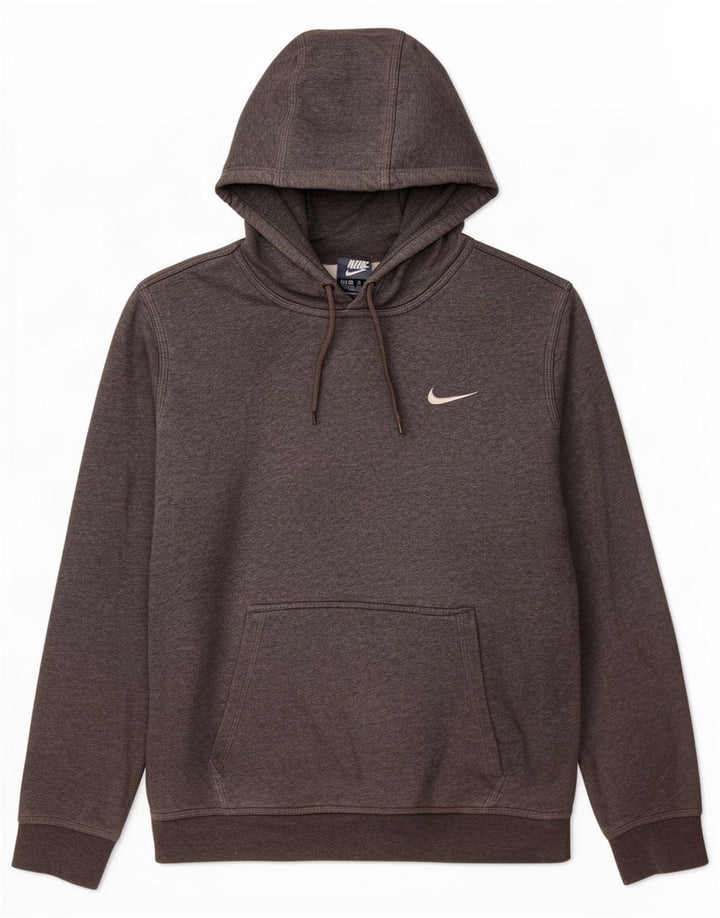 Nike Pull à capuche en coton gris moyen pour homme