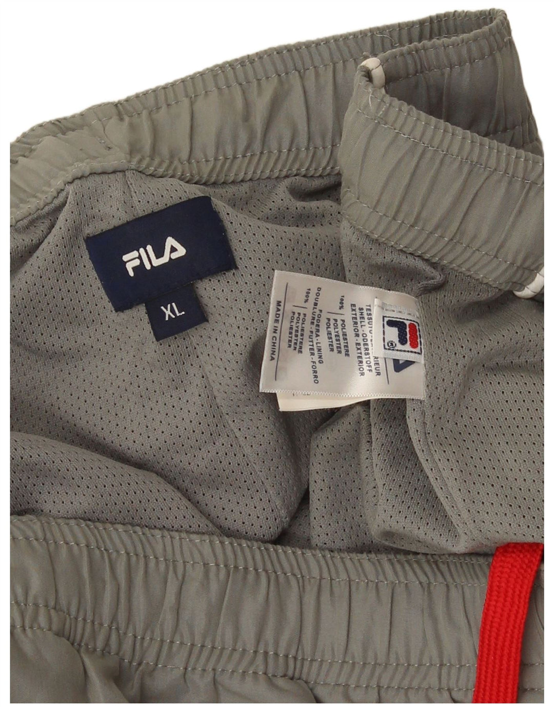 Fila Pantalon de Survêtement Graphic Capri Homme Gris XL Polyester