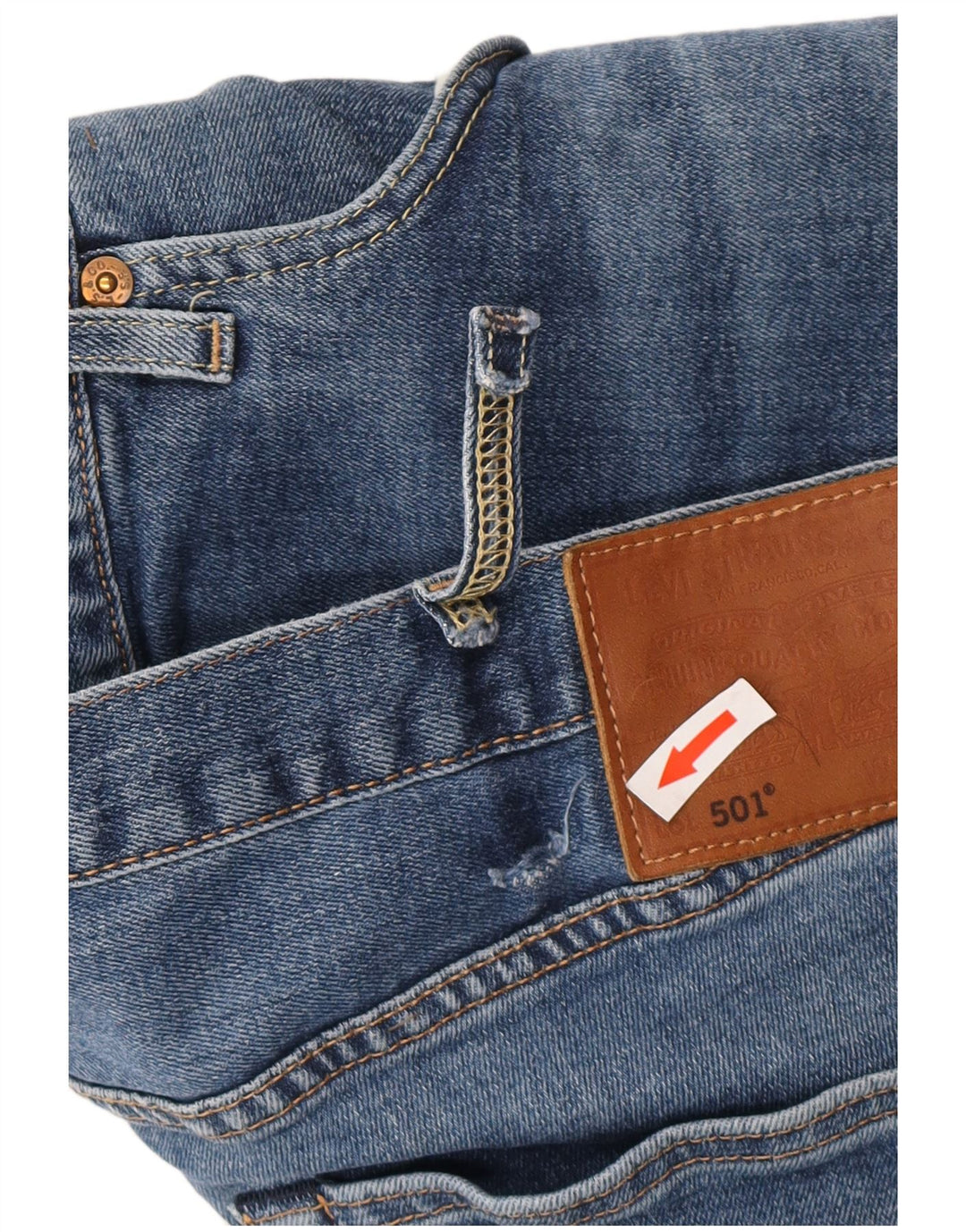 Levi's Jean Droit 501 Homme Bleu W40 L32 Coton
