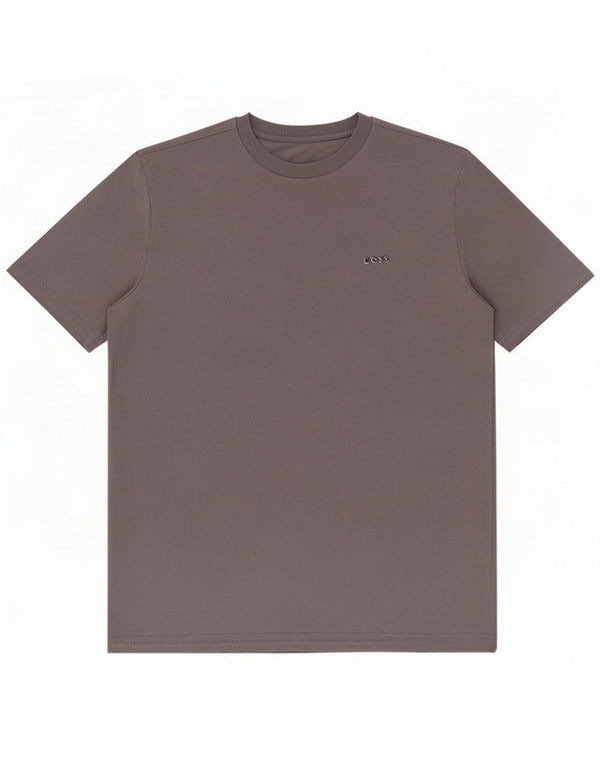 Hugo Boss Homme T-Shirt Top Large Gris Coton