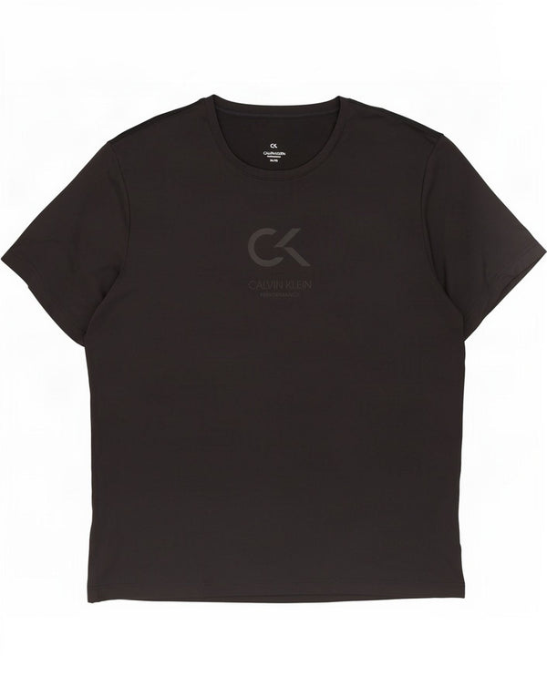 Calvin Klein T-shirt graphique pour hommes XL Noir Polyester