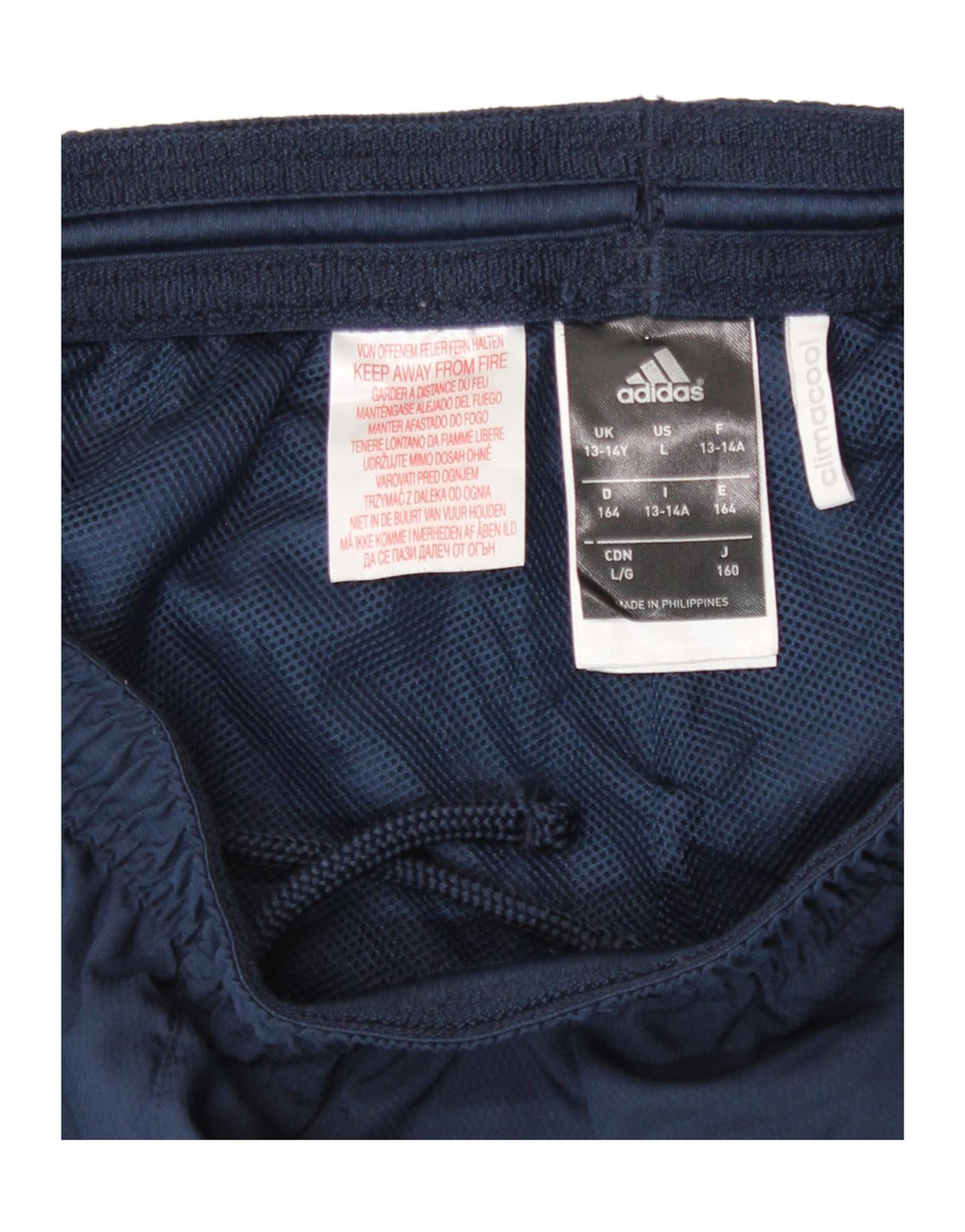 Adidas Pantalon de Survêtement Climacool Garçon 13-14 Ans Bleu Marine Polyester